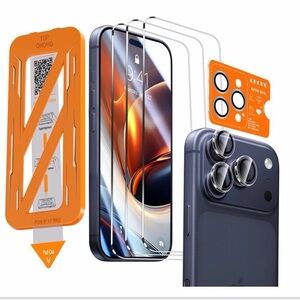 Screen Protector and Camera Lens Protector for iPhone 17 Pro TZ1745